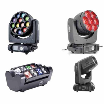Как выбрать LED Moving Head: сравнение Beam Spot и Wash